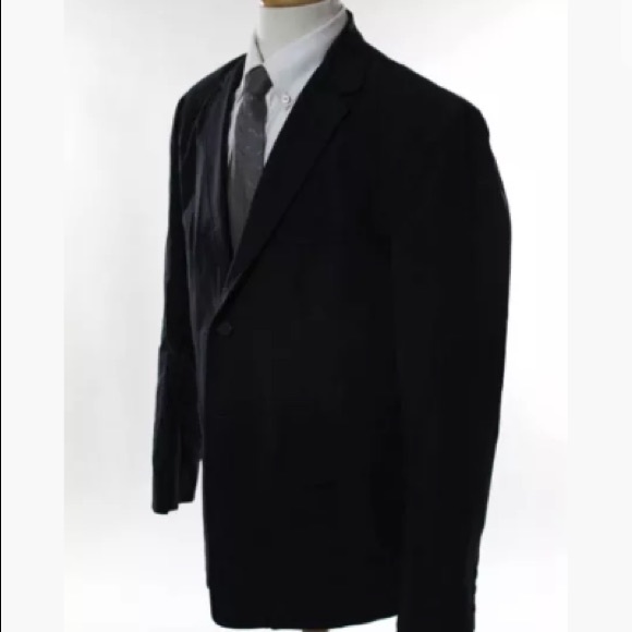 3.1 PHILLIP LIM (TARGET) DARK BLUE 2 BUTTON BLAZER - Picture 4 of 8